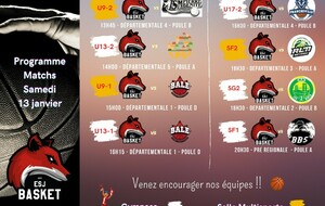 MATCHS DU 13 Janvier