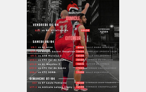 MATCHS 5 ET 6 AVRIL