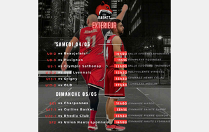 Matchs 4/5 mai