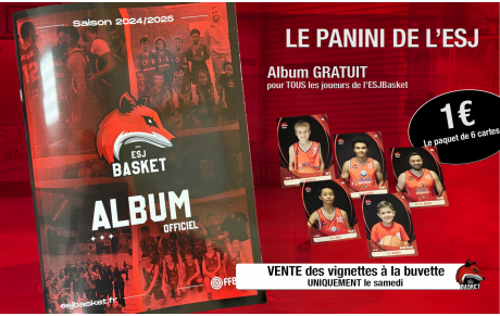 Les PANINI s'invitent à l'ESJ Basket